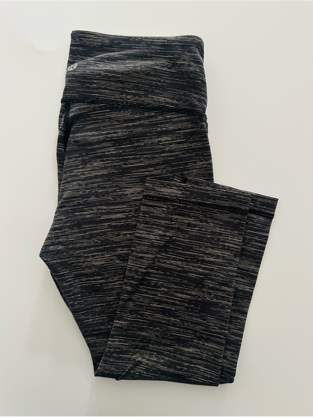 lululemon athletica Brown and black  Space-Dye Leggings, crop, 6